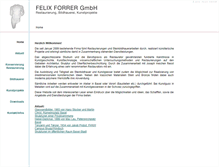 Tablet Screenshot of felixforrer.com